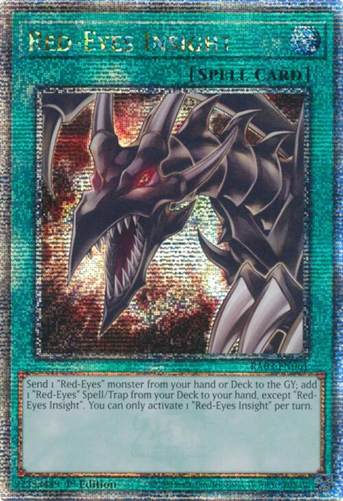 Red-Eyes Insight (Quarter Century Secret Rare) [RA03-EN061] Quarter Century Secret Rare | Jomio and Rueliete's Cards and Comics