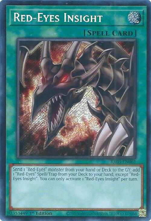 Red-Eyes Insight (Secret Rare) [RA03-EN061] Secret Rare | Jomio and Rueliete's Cards and Comics