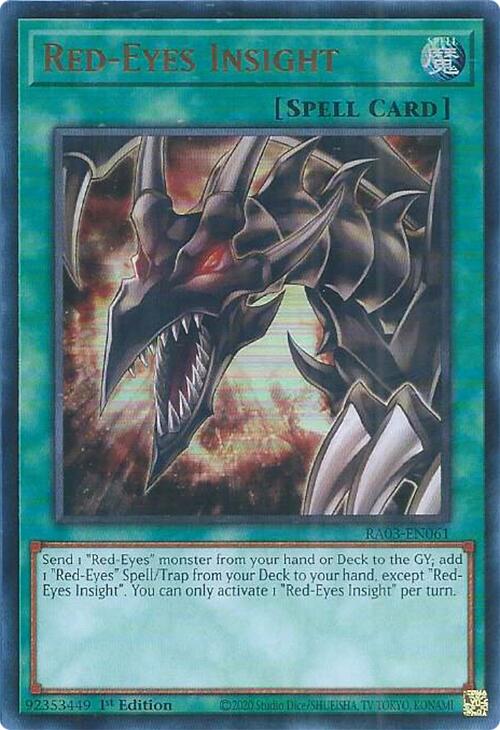 Red-Eyes Insight (UR) [RA03-EN061] Ultra Rare | Jomio and Rueliete's Cards and Comics