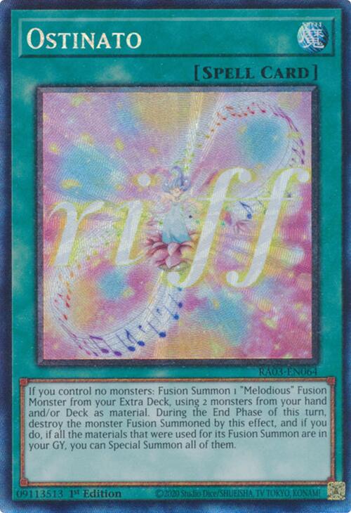 Ostinato (CR) [RA03-EN064] Prismatic Collector's Rare | Jomio and Rueliete's Cards and Comics