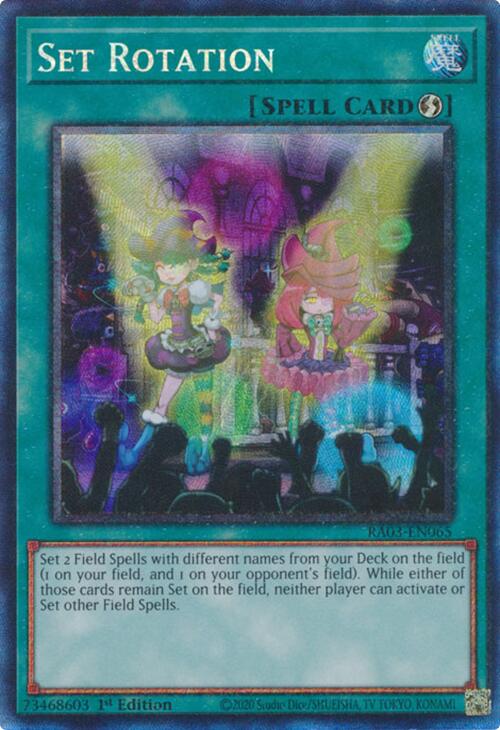 Set Rotation (CR) [RA03-EN065] Prismatic Collector's Rare | Jomio and Rueliete's Cards and Comics