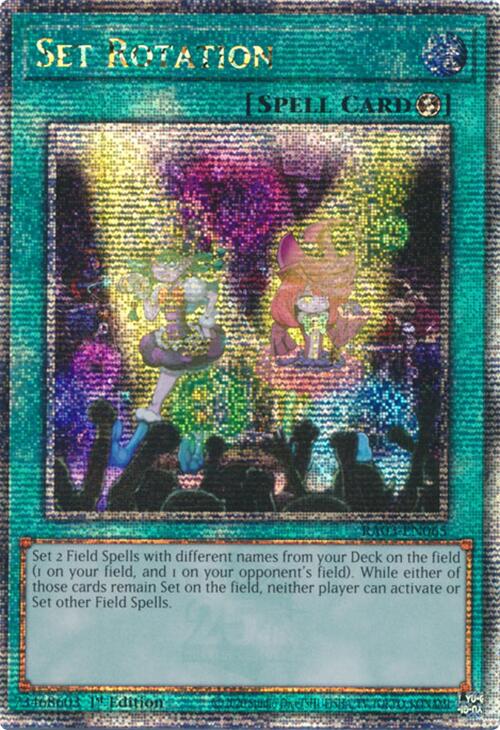 Set Rotation (Quarter Century Secret Rare) [RA03-EN065] Quarter Century Secret Rare | Jomio and Rueliete's Cards and Comics