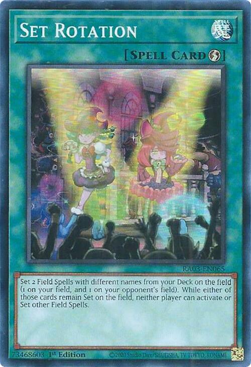 Set Rotation [RA03-EN065] Super Rare | Jomio and Rueliete's Cards and Comics