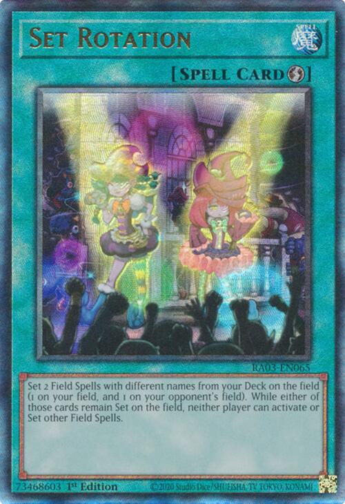 Set Rotation (UTR) [RA03-EN065] Prismatic Ultimate Rare | Jomio and Rueliete's Cards and Comics
