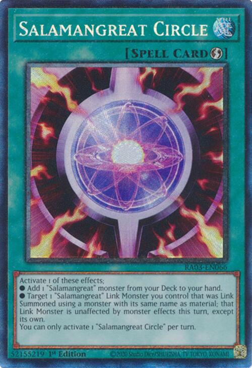 Salamangreat Circle (CR) [RA03-EN066] Prismatic Collector's Rare | Jomio and Rueliete's Cards and Comics