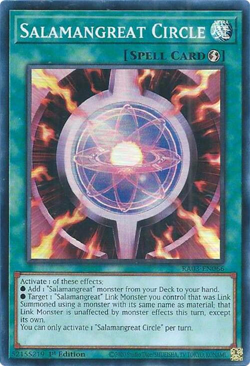 Salamangreat Circle [RA03-EN066] Super Rare | Jomio and Rueliete's Cards and Comics