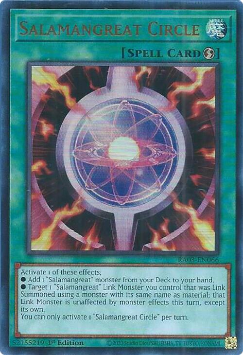 Salamangreat Circle (UR) [RA03-EN066] Ultra Rare | Jomio and Rueliete's Cards and Comics