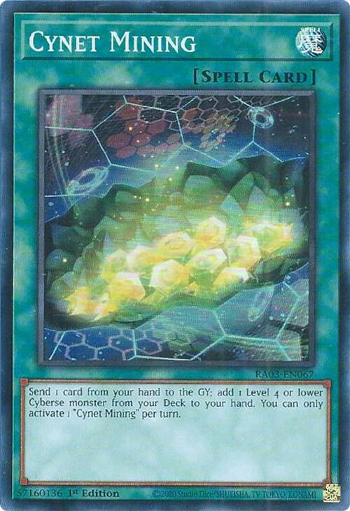 Cynet Mining [RA03-EN067] Super Rare | Jomio and Rueliete's Cards and Comics