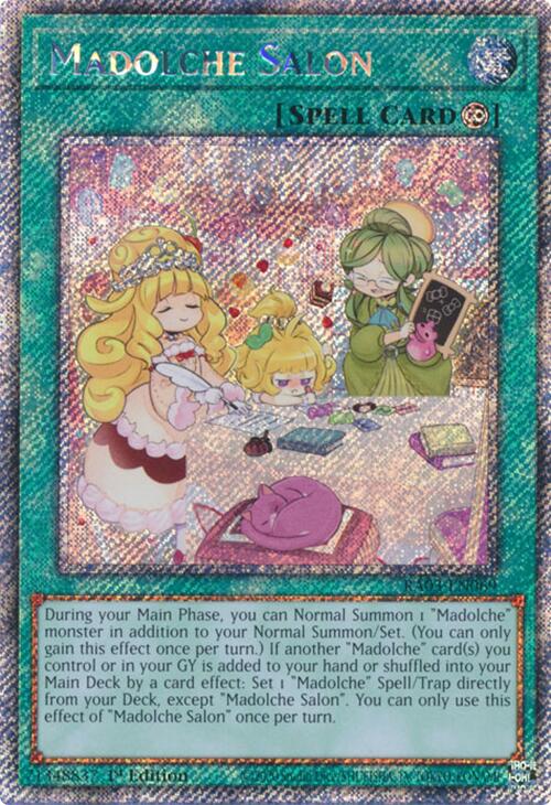 Madolche Salon (Platinum Secret Rare) [RA03-EN069] Platinum Secret Rare | Jomio and Rueliete's Cards and Comics