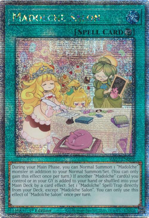 Madolche Salon (Quarter Century Secret Rare) [RA03-EN069] Quarter Century Secret Rare | Jomio and Rueliete's Cards and Comics