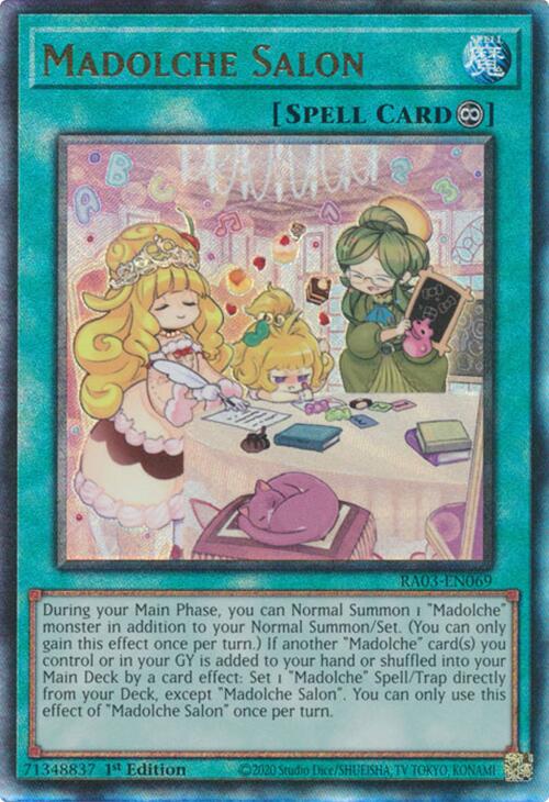 Madolche Salon (UTR) [RA03-EN069] Prismatic Ultimate Rare | Jomio and Rueliete's Cards and Comics