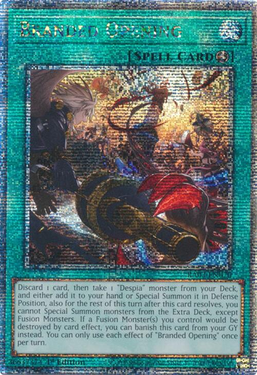 Branded Opening (Quarter Century Secret Rare) [RA03-EN070] Quarter Century Secret Rare | Jomio and Rueliete's Cards and Comics