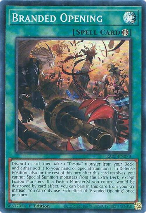 Branded Opening [RA03-EN070] Super Rare | Jomio and Rueliete's Cards and Comics