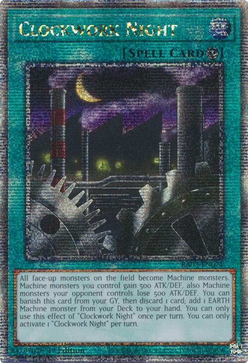 Clockwork Night (Quarter Century Secret Rare) [RA03-EN071] Quarter Century Secret Rare | Jomio and Rueliete's Cards and Comics