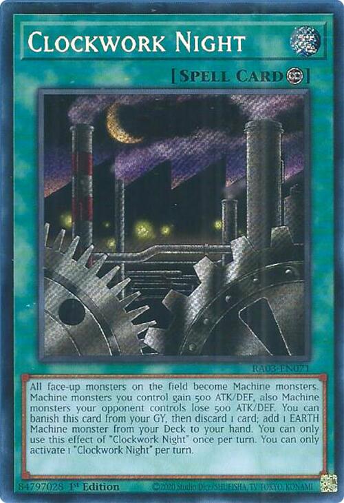 Clockwork Night (Secret Rare) [RA03-EN071] Secret Rare | Jomio and Rueliete's Cards and Comics