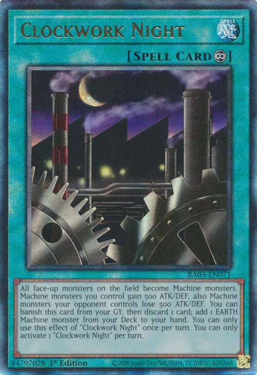 Clockwork Night (UTR) [RA03-EN071] Prismatic Ultimate Rare | Jomio and Rueliete's Cards and Comics