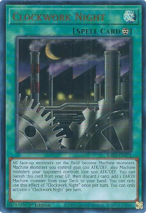Clockwork Night (UR) [RA03-EN071] Ultra Rare | Jomio and Rueliete's Cards and Comics