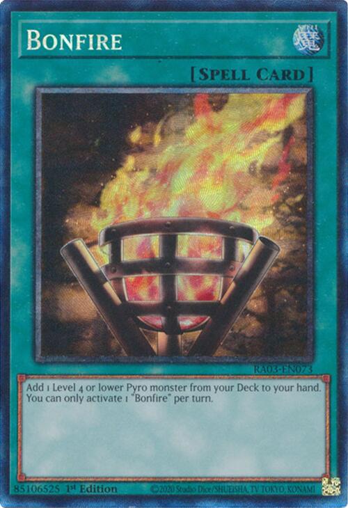 Bonfire (CR) [RA03-EN073] Prismatic Collector's Rare | Jomio and Rueliete's Cards and Comics
