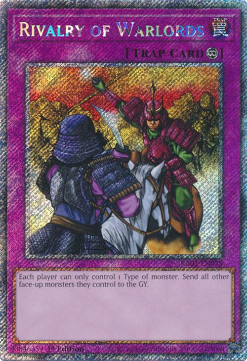 Rivalry of Warlords (Platinum Secret Rare) [RA03-EN075] Platinum Secret Rare | Jomio and Rueliete's Cards and Comics