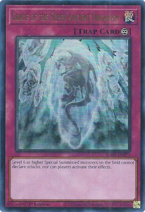 Grave of the Super Ancient Organism (UR) [RA03-EN077] Ultra Rare | Jomio and Rueliete's Cards and Comics