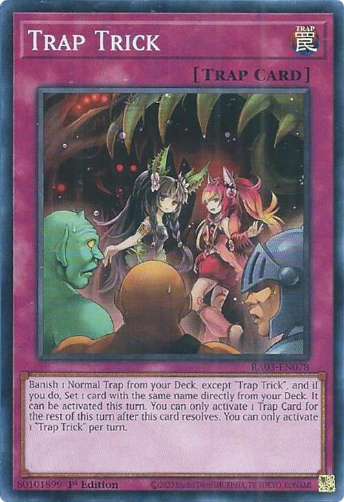Trap Trick [RA03-EN078] Super Rare | Jomio and Rueliete's Cards and Comics