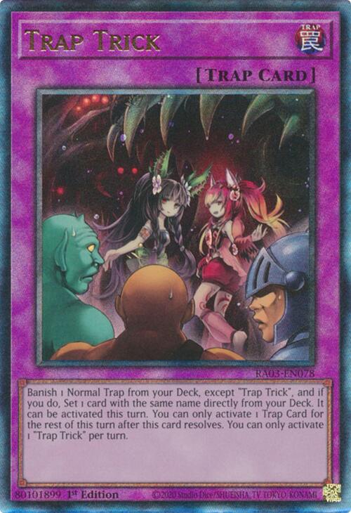 Trap Trick (UTR) [RA03-EN078] Prismatic Ultimate Rare | Jomio and Rueliete's Cards and Comics