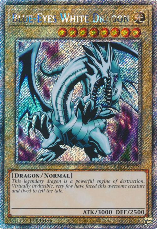 Blue-Eyes White Dragon (Platinum Secret Rare) [RA03-EN079] Platinum Secret Rare | Jomio and Rueliete's Cards and Comics