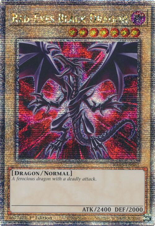 Red-Eyes Black Dragon (Quarter Century Secret Rare) [RA03-EN081] Quarter Century Secret Rare | Jomio and Rueliete's Cards and Comics
