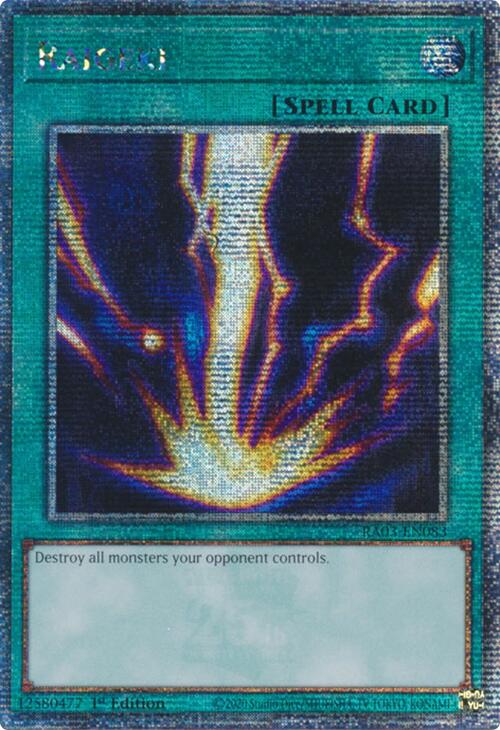 Raigeki (Quarter Century Secret Rare) [RA03-EN083] Quarter Century Secret Rare | Jomio and Rueliete's Cards and Comics