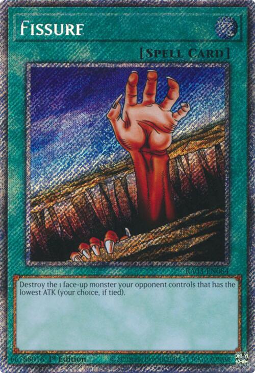 Fissure (Platinum Secret Rare) [RA03-EN084] Platinum Secret Rare | Jomio and Rueliete's Cards and Comics
