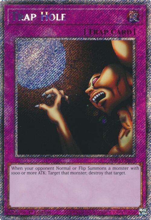Trap Hole (Platinum Secret Rare) [RA03-EN085] Platinum Secret Rare | Jomio and Rueliete's Cards and Comics