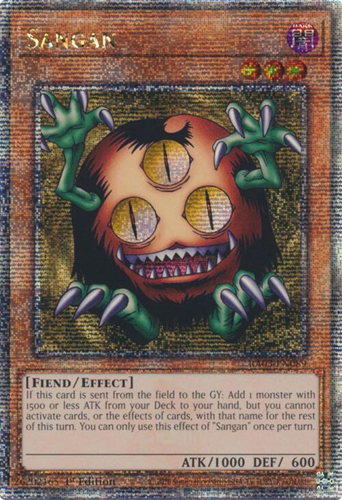 Sangan (Quarter Century Secret Rare) [RA03-EN089] Quarter Century Secret Rare | Jomio and Rueliete's Cards and Comics