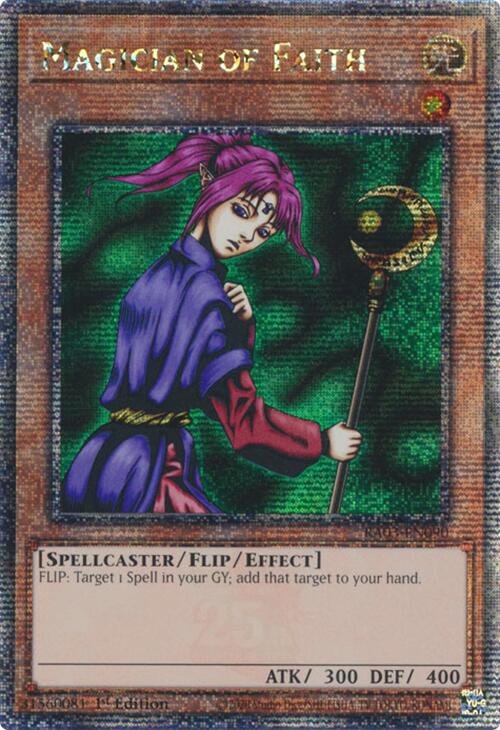 Magician of Faith (Quarter Century Secret Rare) [RA03-EN090] Quarter Century Secret Rare | Jomio and Rueliete's Cards and Comics