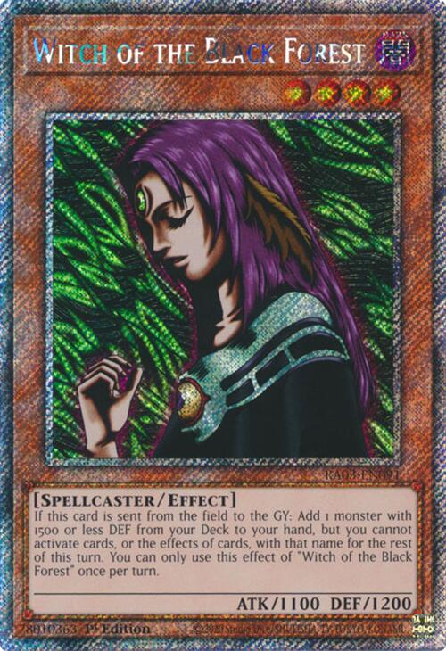 Witch of the Black Forest (Platinum Secret Rare) [RA03-EN091] Platinum Secret Rare | Jomio and Rueliete's Cards and Comics