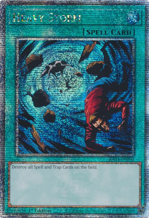 Heavy Storm (Quarter Century Secret Rare) [RA03-EN092] Quarter Century Secret Rare | Jomio and Rueliete's Cards and Comics