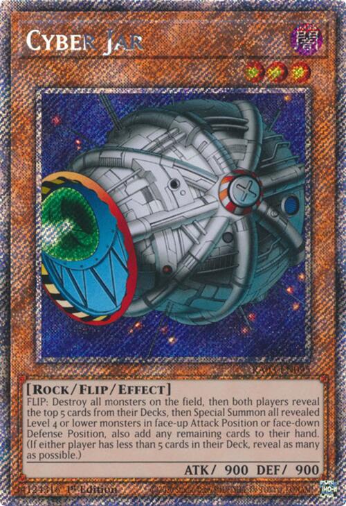 Cyber Jar (Platinum Secret Rare) [RA03-EN095] Platinum Secret Rare | Jomio and Rueliete's Cards and Comics