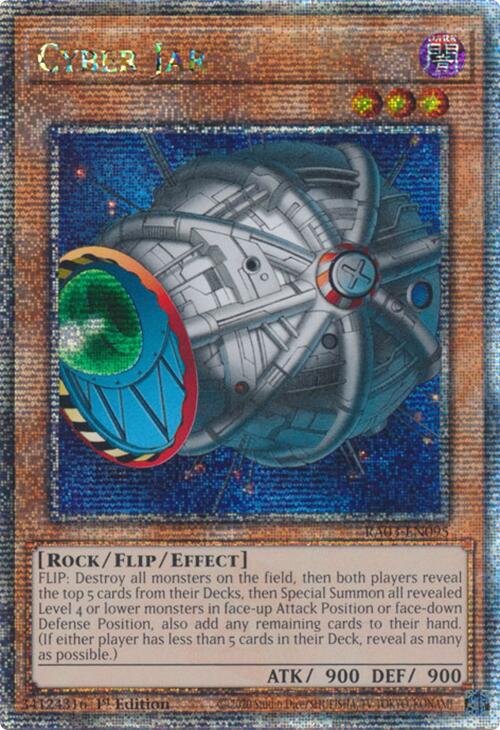 Cyber Jar (Quarter Century Secret Rare) [RA03-EN095] Quarter Century Secret Rare | Jomio and Rueliete's Cards and Comics