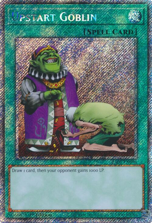Upstart Goblin (Platinum Secret Rare) [RA03-EN096] Platinum Secret Rare | Jomio and Rueliete's Cards and Comics