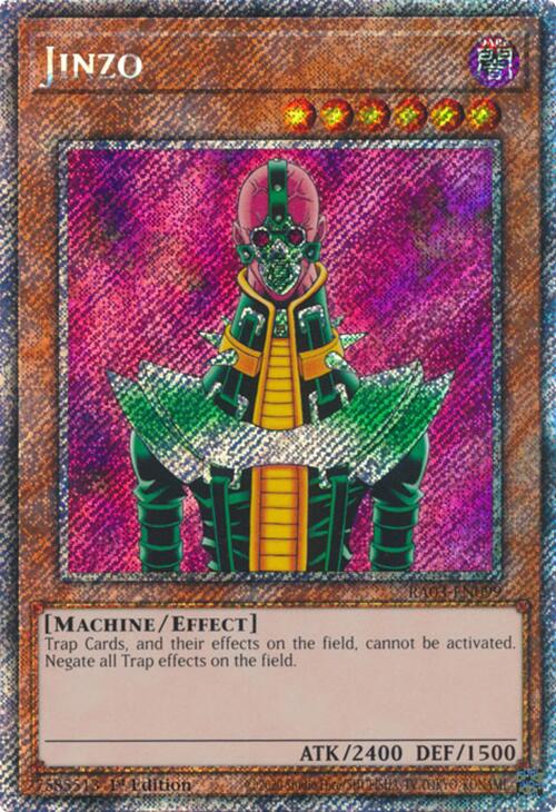 Jinzo (Platinum Secret Rare) [RA03-EN099] Platinum Secret Rare | Jomio and Rueliete's Cards and Comics
