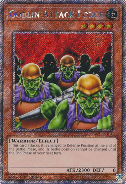 Goblin Attack Force (Platinum Secret Rare) [RA03-EN101] Platinum Secret Rare | Jomio and Rueliete's Cards and Comics