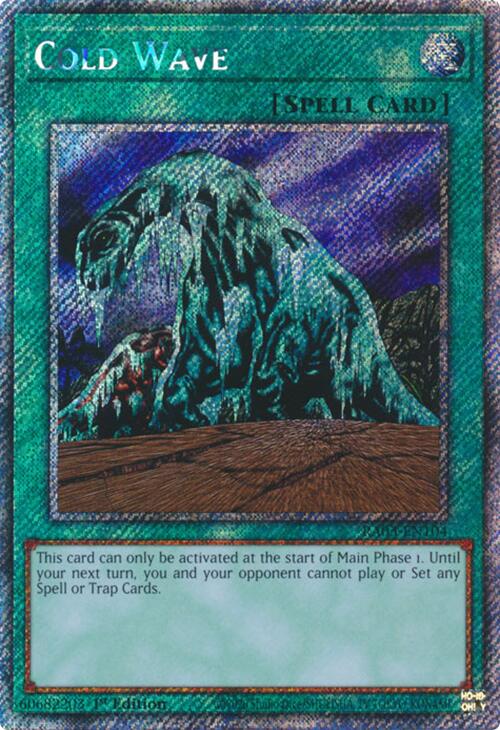 Cold Wave (Platinum Secret Rare) [RA03-EN104] Platinum Secret Rare | Jomio and Rueliete's Cards and Comics