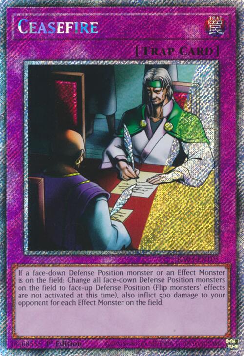 Ceasefire (Platinum Secret Rare) [RA03-EN105] Platinum Secret Rare | Jomio and Rueliete's Cards and Comics