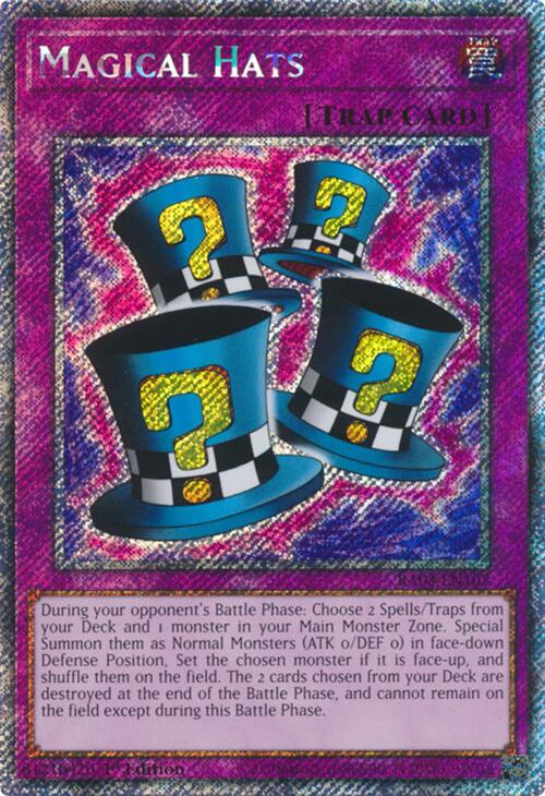 Magical Hats (Platinum Secret Rare) [RA03-EN107] Platinum Secret Rare | Jomio and Rueliete's Cards and Comics