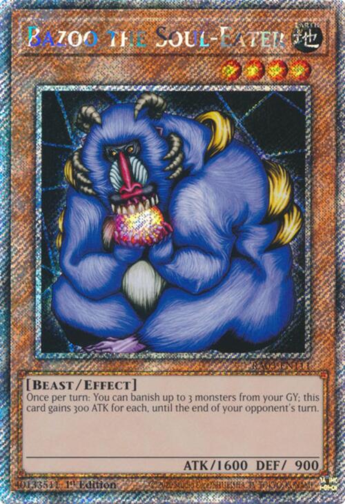 Bazoo the Soul-Eater (Platinum Secret Rare) [RA03-EN111] Platinum Secret Rare | Jomio and Rueliete's Cards and Comics