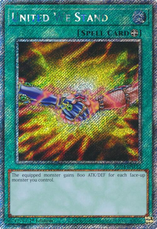 United We Stand (Platinum Secret Rare) [RA03-EN112] Platinum Secret Rare | Jomio and Rueliete's Cards and Comics