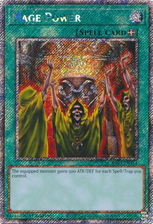 Mage Power (Platinum Secret Rare) [RA03-EN113] Platinum Secret Rare | Jomio and Rueliete's Cards and Comics