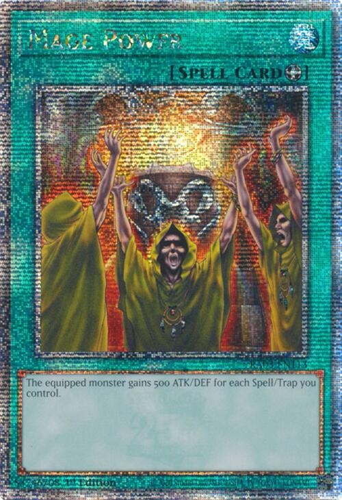 Mage Power (Quarter Century Secret Rare) [RA03-EN113] Quarter Century Secret Rare | Jomio and Rueliete's Cards and Comics
