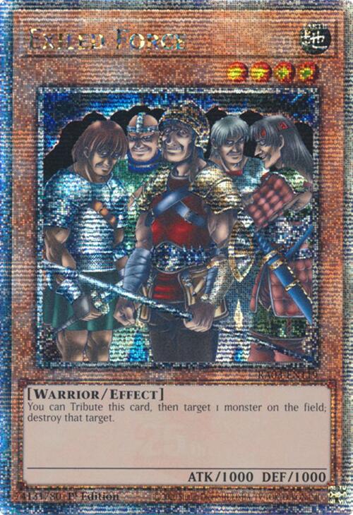 Exiled Force (Quarter Century Secret Rare) [RA03-EN119] Quarter Century Secret Rare | Jomio and Rueliete's Cards and Comics
