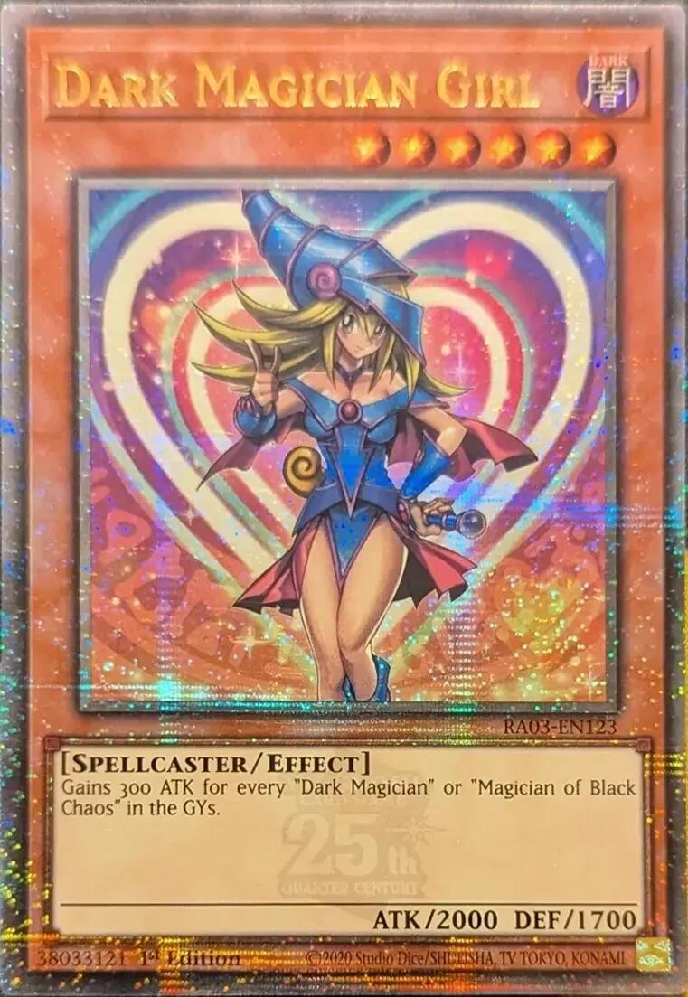 Dark Magician Girl (Quarter Century Secret Rare) [RA03-EN123] Quarter Century Secret Rare | Jomio and Rueliete's Cards and Comics