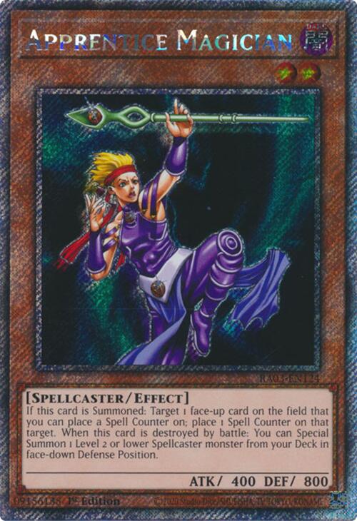 Apprentice Magician (Platinum Secret Rare) [RA03-EN124] Platinum Secret Rare | Jomio and Rueliete's Cards and Comics